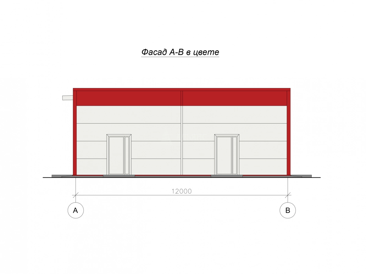 3D визуализация Кафе из сэндвич-панелей - фото 3